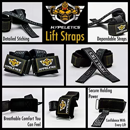 HYPELETICS-Lifting-Straps-Wrist-Wraps-Heavy-Duty-Mens-Workout-Straps-Weightlifting-Straps-Bodybuilding-Deadlift-Strap-Neoprene-Padded-Wrist-Strap-For-Lifting-wrist-straps-wrist-brace-support-0-1